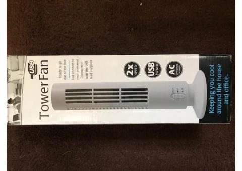 USB Tower Fan