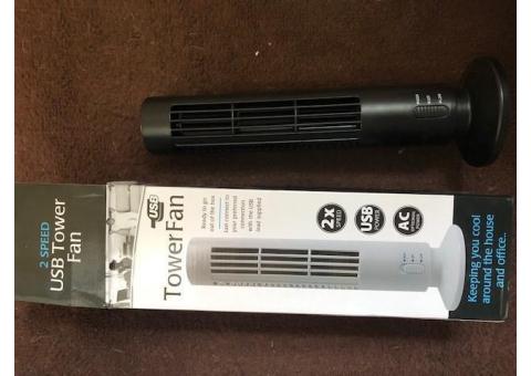 USB Tower Fan