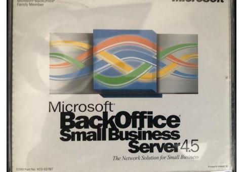 Microsoft back office small business server