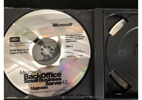 Microsoft back office small business server