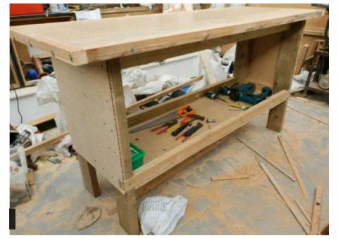 Heavy Handmade Workbench