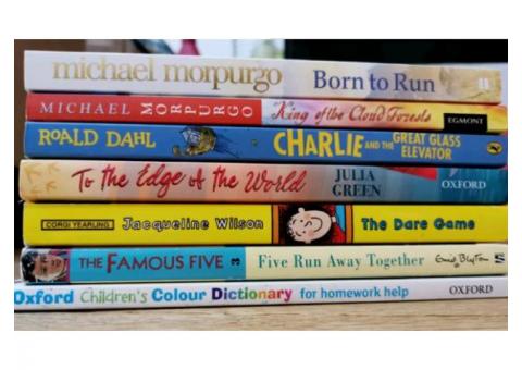 6 books+dictionary for children