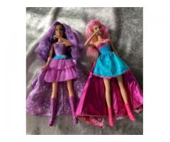 Barbie princess and the pop star dolls