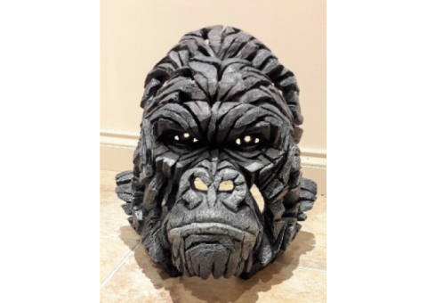 Edge Sculpture - Gorilla Bust - Brand New