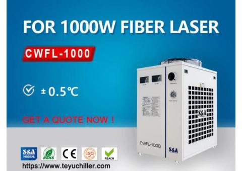 Industrial recirculating chiller for 1KW fiber laser cutting equipment