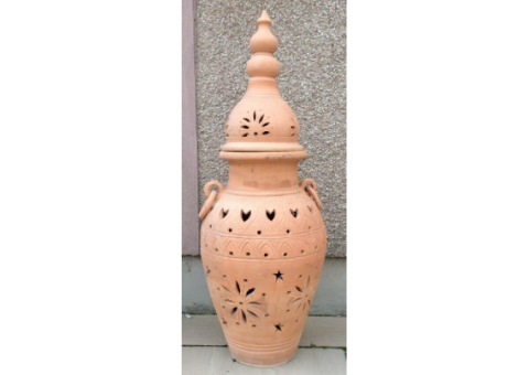 Authentic Terracotta Decorative Omani Garden Pot
