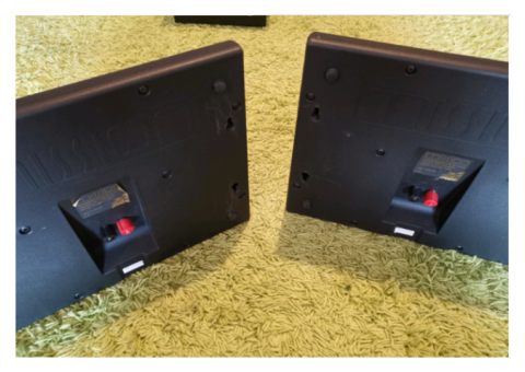 Mission 77ds Suround sound speakers