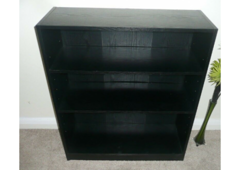 Black bookcase