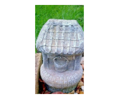 Garden/Conservatory Stone Wishing Well Ornament